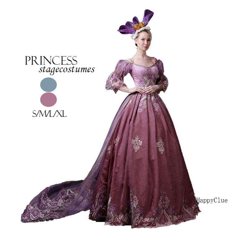 舞台劇 演劇 宮廷 カラードレス プリンセス お姫様 ドレス オペラ 声楽 学園祭 文化祭 中世ヨーロッパ 衣装 豪華な ステージ衣装 おしゃれ 貴族 ドレス ロングド 8,534円