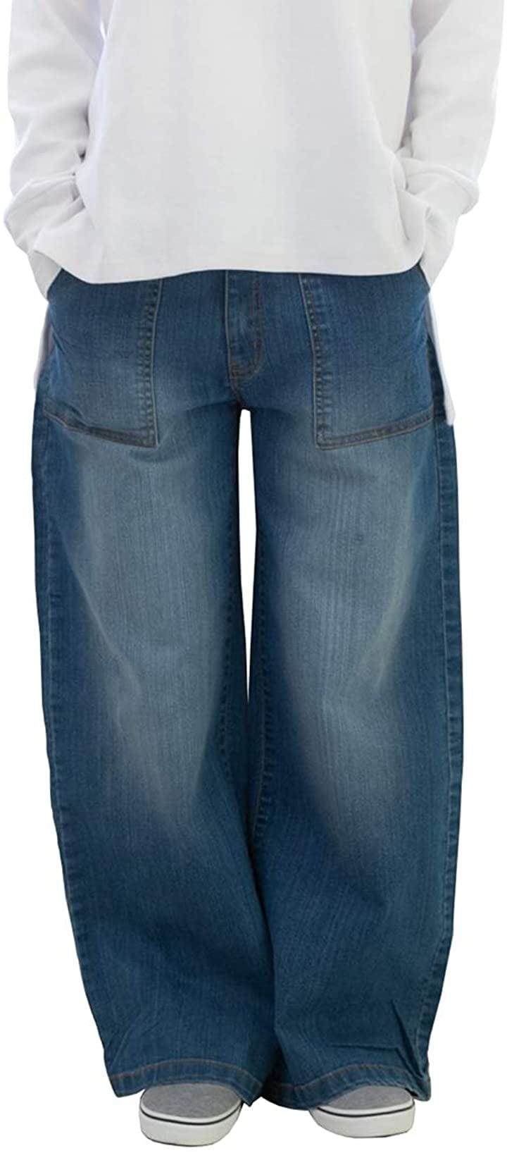 ゆったり ツイル ワイド ベイカー パンツ 大きい レディース(ブルー, 3L)