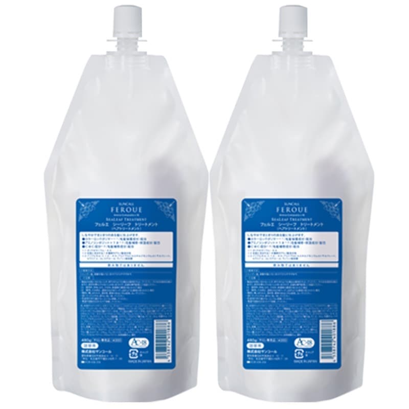 フェルエ シーリーフ トリートメント 480g ×2個 セット 詰め替え アミノ酸 トリートメント アミノ酸配合 海藻エキス 保湿