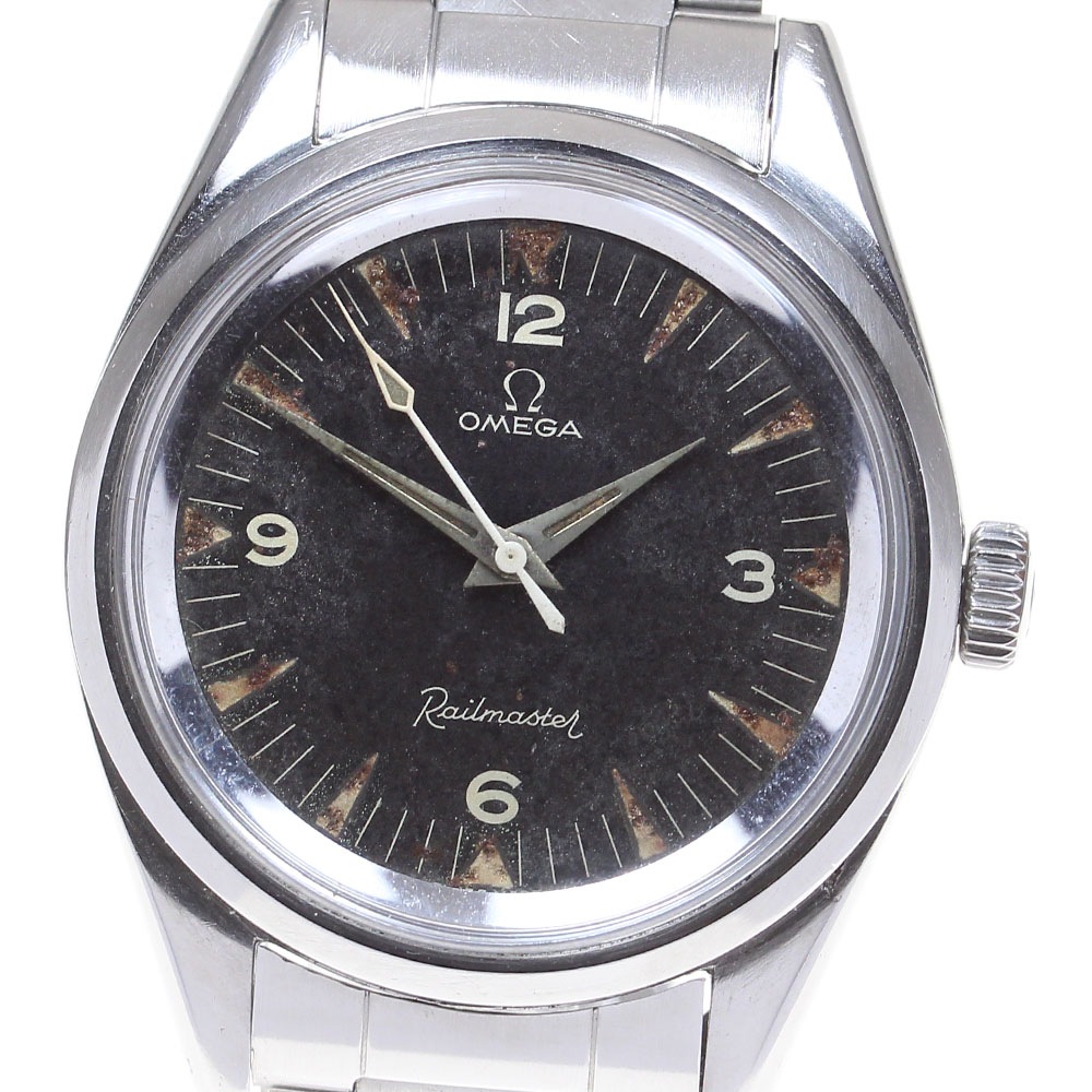 オメガ OMEGA CK 2914 レイルマスター ヴィンテージ cal.285 手巻き メンズ アーカイブ付き_628084【中古】