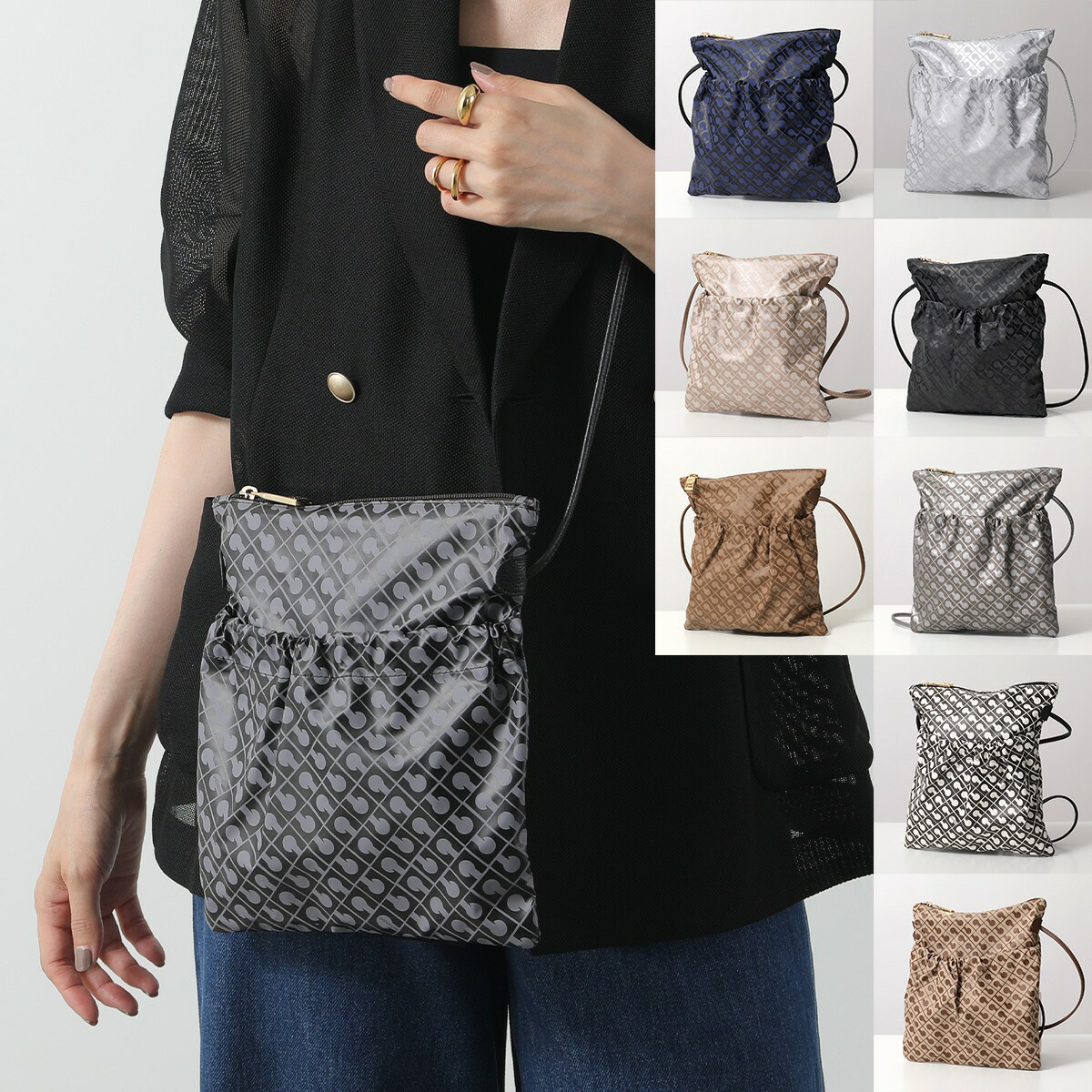 GHERARDINI ゲラルディーニ ショルダーバッグ SOFTY ソフティ FLAT CROSSBODY GH0231 レディース クロスボディ フラット 鞄 カラー9色