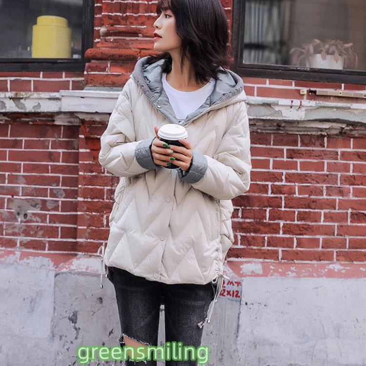 ダウン(86-90%) 秋冬　ダウンコート レディース ダウンコート ショート レディース ダウンジャケット ショート丈　コート アウター ダウン 軽量