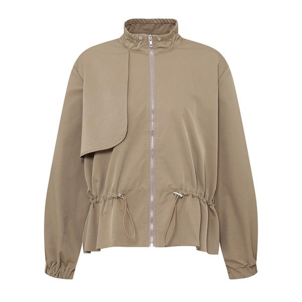 (Max Cartiggio) ストリングハイネックジップアップナイトショッパー