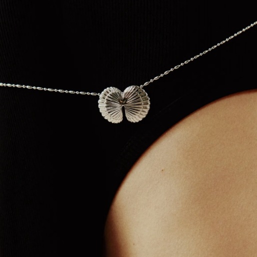 ネックレス 貝殻柄 925銀 シンプル ファッション ユニバーサル レディース オールシーズン対応ネックレス