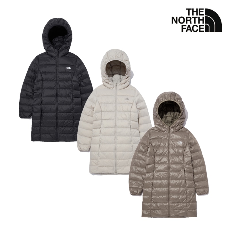 WS VERMONT DOWN COAT NJ1DN89 ウンジャケット レディース 女性 ライトダウン 軽い 軽量 フード付き コンパクト ロング 膝下 ナイロン 韓国 おしゃれ かわいい 人気