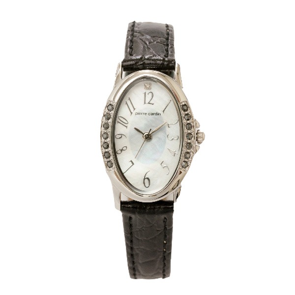 正規品 ピエールカルダン 腕時計 ソーラー ブラックスワロフスキー PC-795 pierre cardin