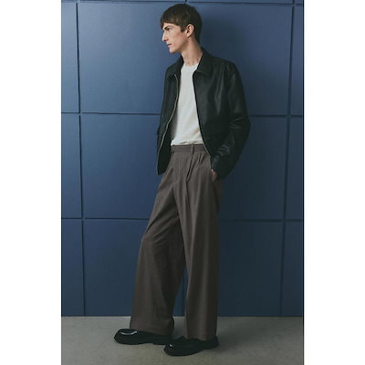 INTERIM UK CORDUROY DEEP 2-TUCK TROUSERS INTERIM UK CORDUROY DEEP