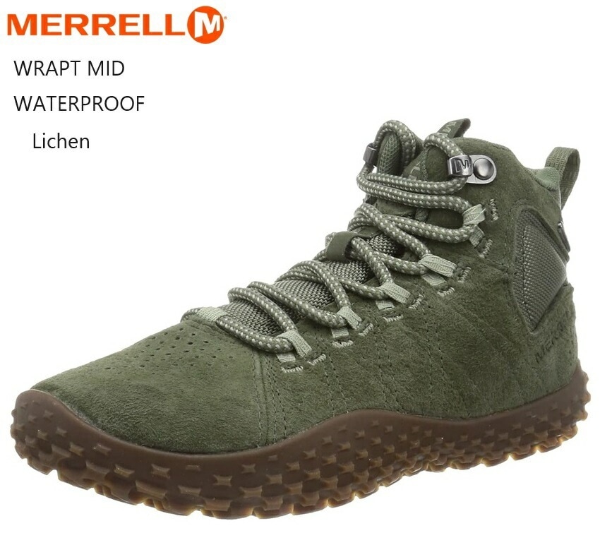 (メレル)MERRELL WRAPT MID WATERPROOF レディス J135554 J037752 J035996 裸足感覚のベアフット 普段履きからウォーキングキャンプやトレッキング