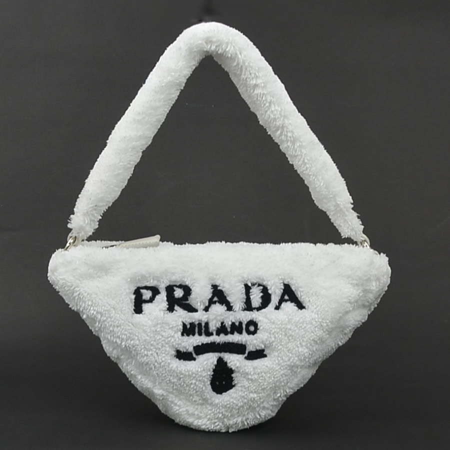 プラダ PRADA ハンドバッグ パイル ホワイト レディース 1NE043 r11001i