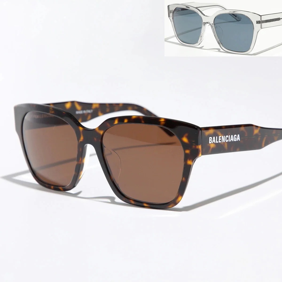 BALENCIAGA バレンシアガ サングラス BB0215SA レディース メンズ ウェリントン型 アジアンフィット フルリム セルフレーム アイウェア カラー2色 【ts】