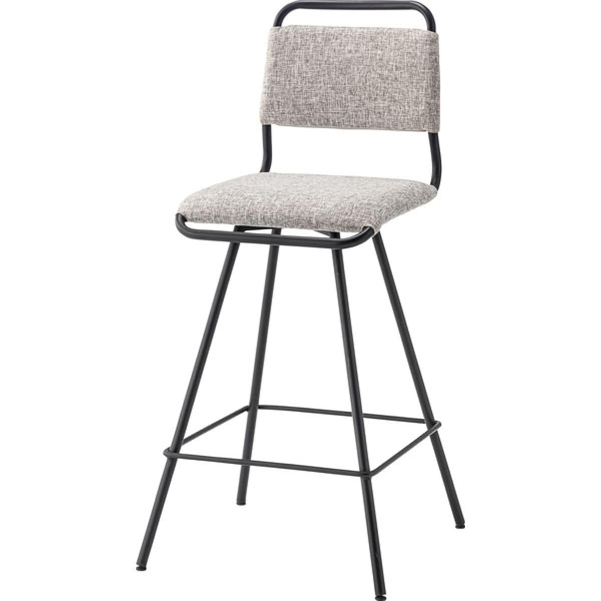 回転式ハイチェア TEC-81 ハイチェア カウンターチェア チェアー チェア イス 椅子 回転 回転式 回る スチール グレー ダイニング リビング ショップ 店舗 カフェ デスク インダストリアル