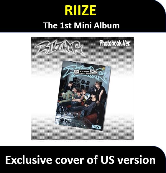 【RIIZE】 - (Exclusive cover of US version) The 1st Mini Album [RIIZING : Epilogue] / Photobook Ver.