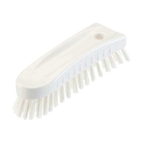 （まとめ） 山崎産業HGハンドブラシS（ソフト） ホワイト CL612-000X-MB-W 1個 [x3セット]