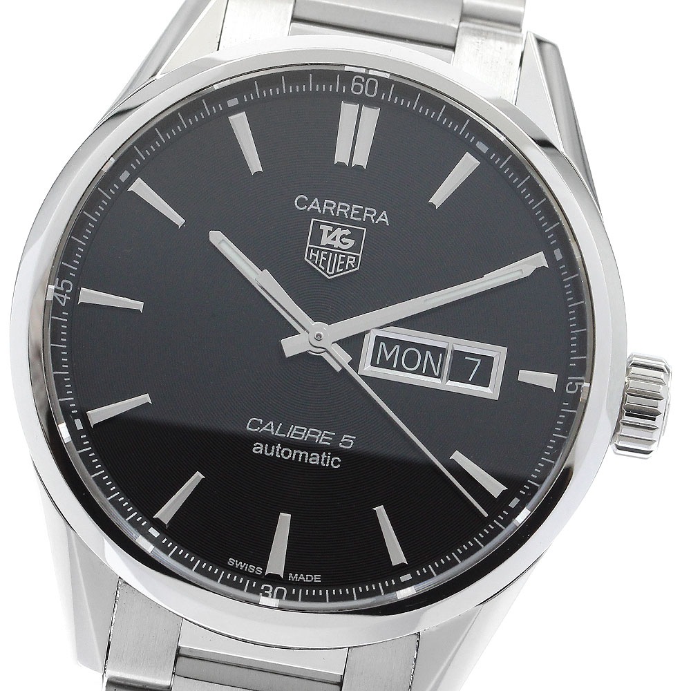 タグホイヤー TAG HEUER WAR201A カレラ キャリバー5 デイデイト 自動巻き メンズ 美品 _896629【中古】