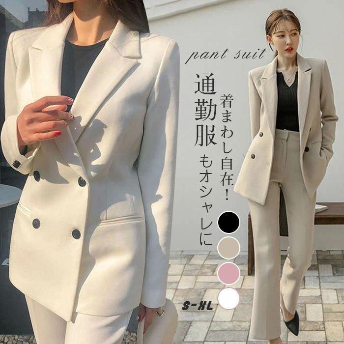 卒業式スーツレディース洗えるパンツスーツビジネススーツレディーススーツセットアップレディース2点セットフォーマル通勤女性おしゃれ