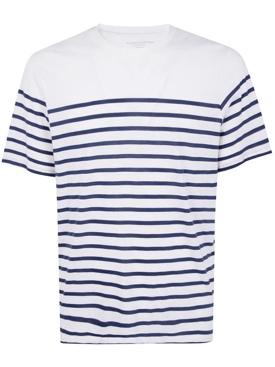 MAJESTIC FILATURES Men Sweater M613 HTS 210 003 MARINE