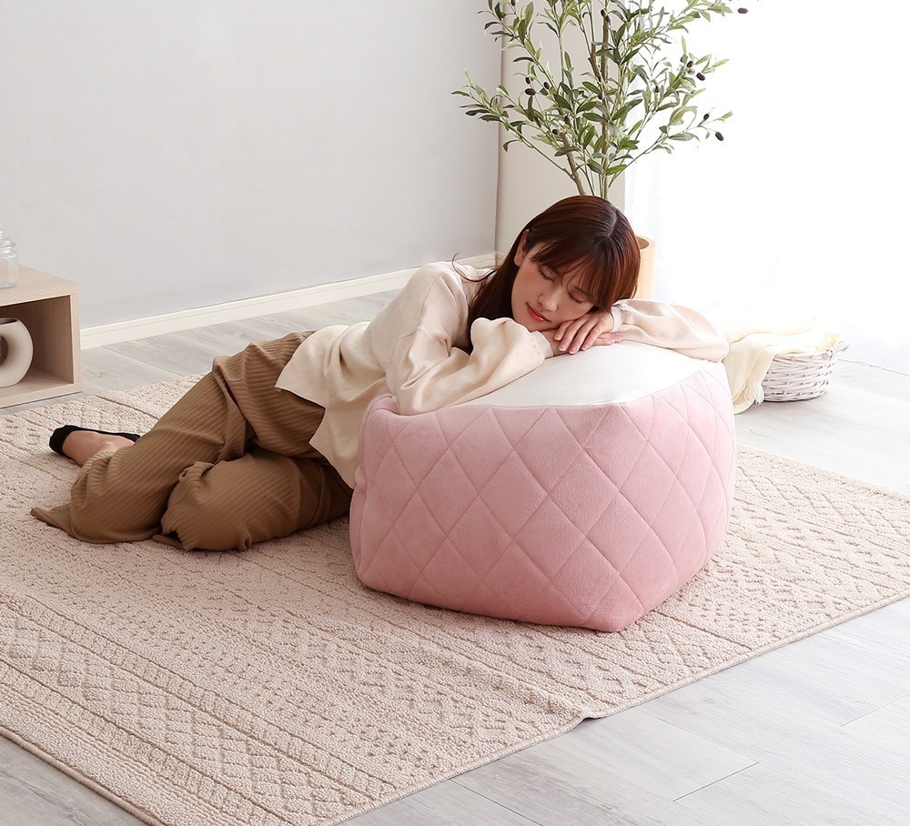 ビーズクッション 大きい かわいい ソファ フロアチェア パステルカラー おしゃれ 洗える ウォッシャブル 体にフィット いす イス 特大