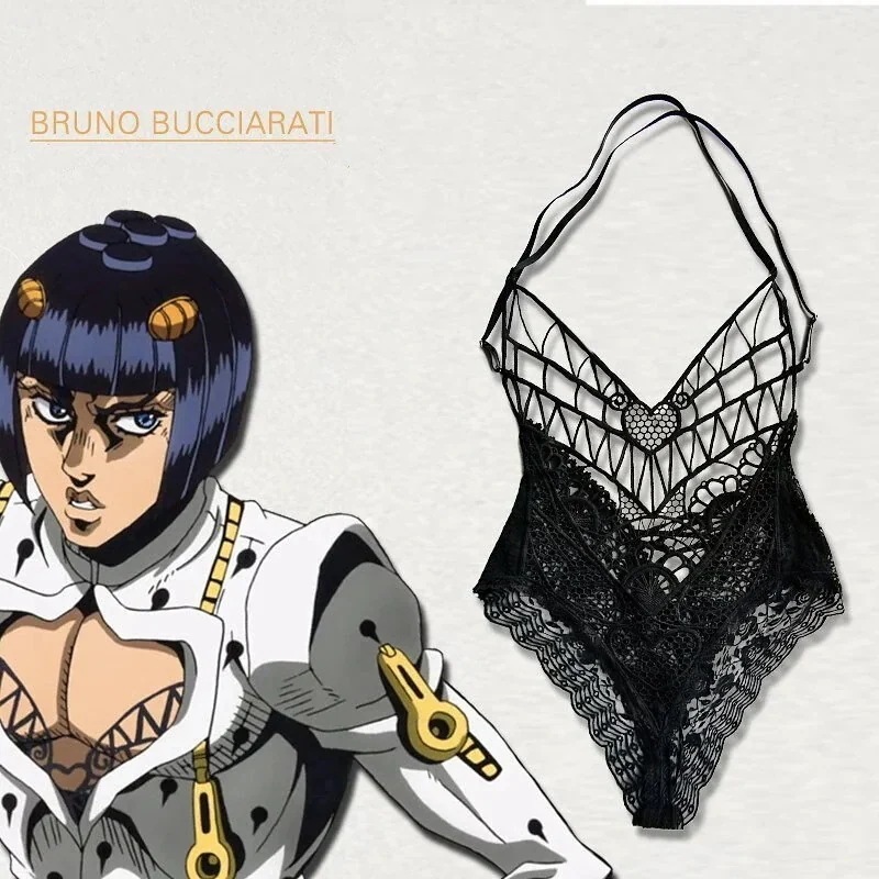Bucciaai ジョジョの奇妙な冒険 Buo ブチャラティ ボディースーツ30％ レースパーティーイベント用品コスプレ変装仮装