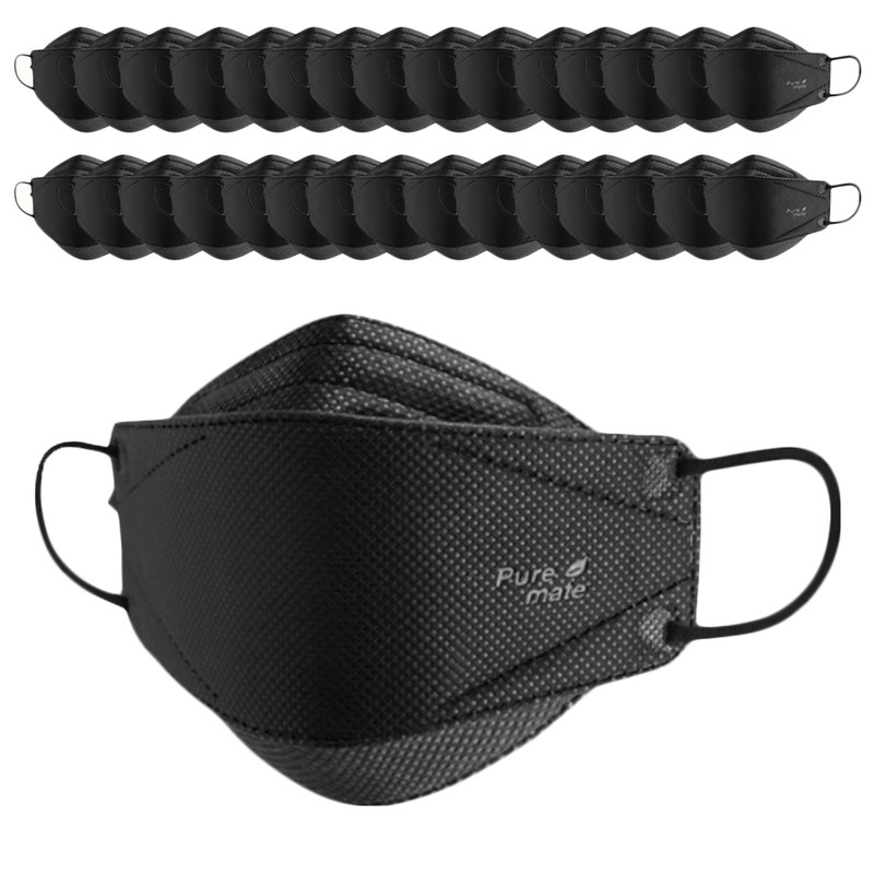 ピュアメイトマスク 超小型 ブラック KF94 / 1個 / 50個入り