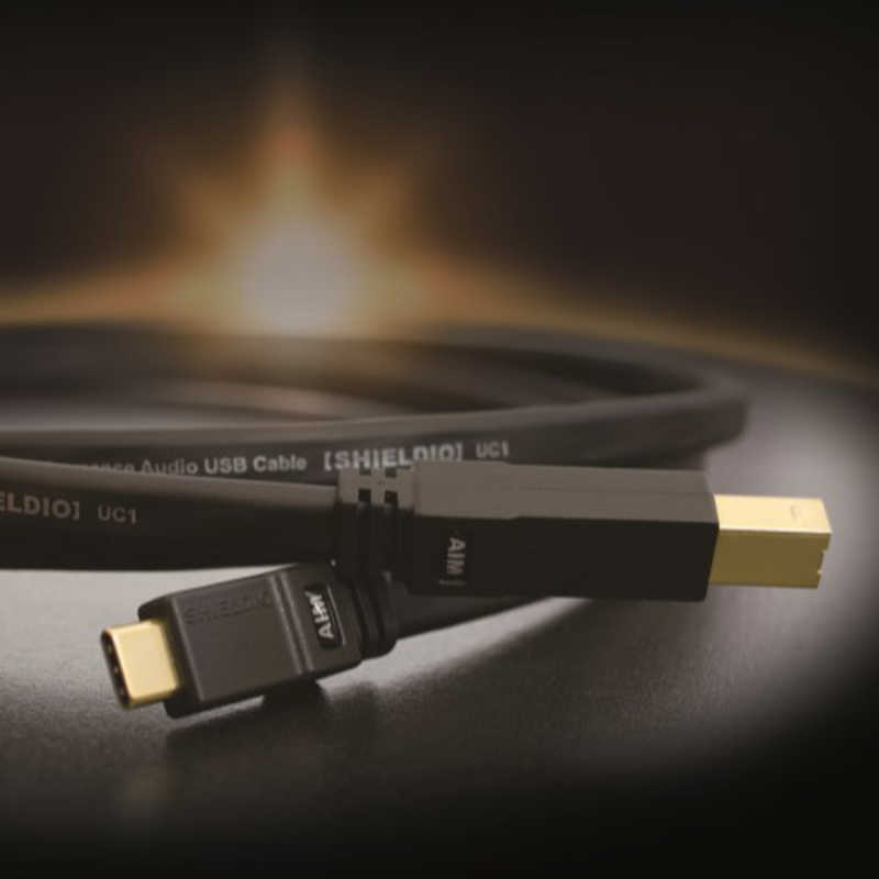 USBケーブル A-MicroB 0.15m AIM SHIELDIOシリーズ オーディオUSB
