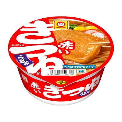 他サイト： マルちゃん 赤いきつねうどん 東 ( 96g×12個 / ケース販売 ) カップ麺 うどん (あげ 入り / 関東風だし ) カップうどん 箱買い 東洋水産の商品画像