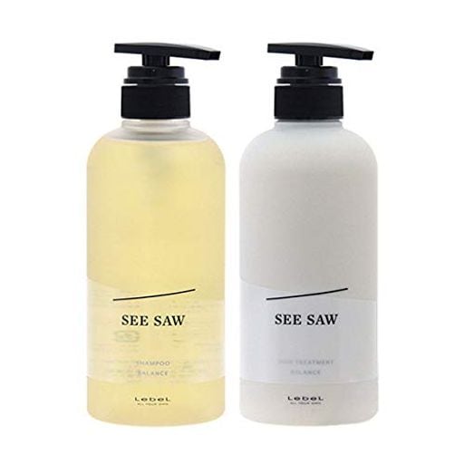 ルベル 【セット品】SEE/SAW(シーソー)ヘア&スキャルプシャンプーB × ヘアトリートメントB 500ml/500g 2個アソート