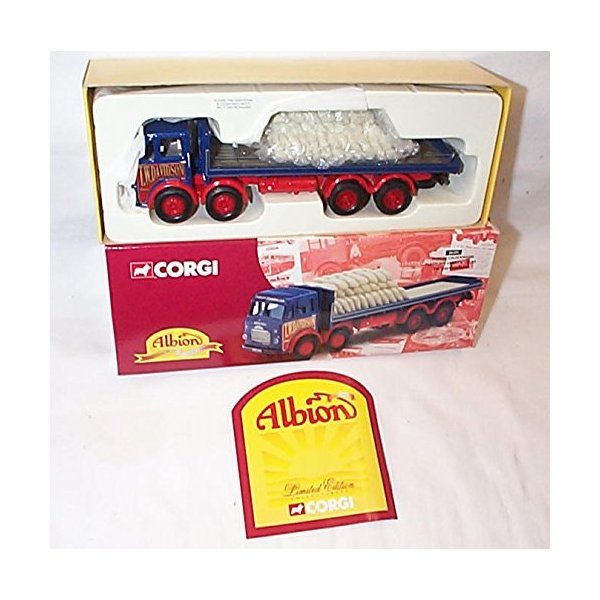 corgi albion caledonian T.W davison platform lorry with sacks 1.50 scale limited edition diecast mod