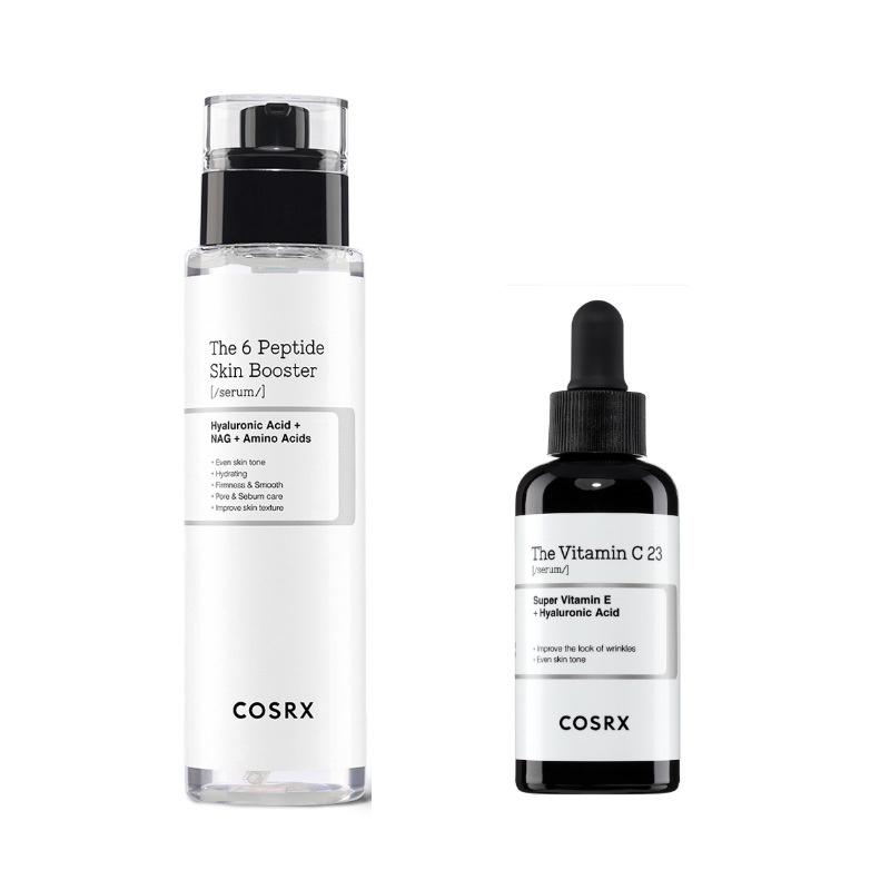 【ザビタミンC23 ブースターセット】ザビタミンC23セラム, 20ml +RXザ6ペプチドスキンブースターセラム, 150ml（美容液20ml＋導入美容液150ml）