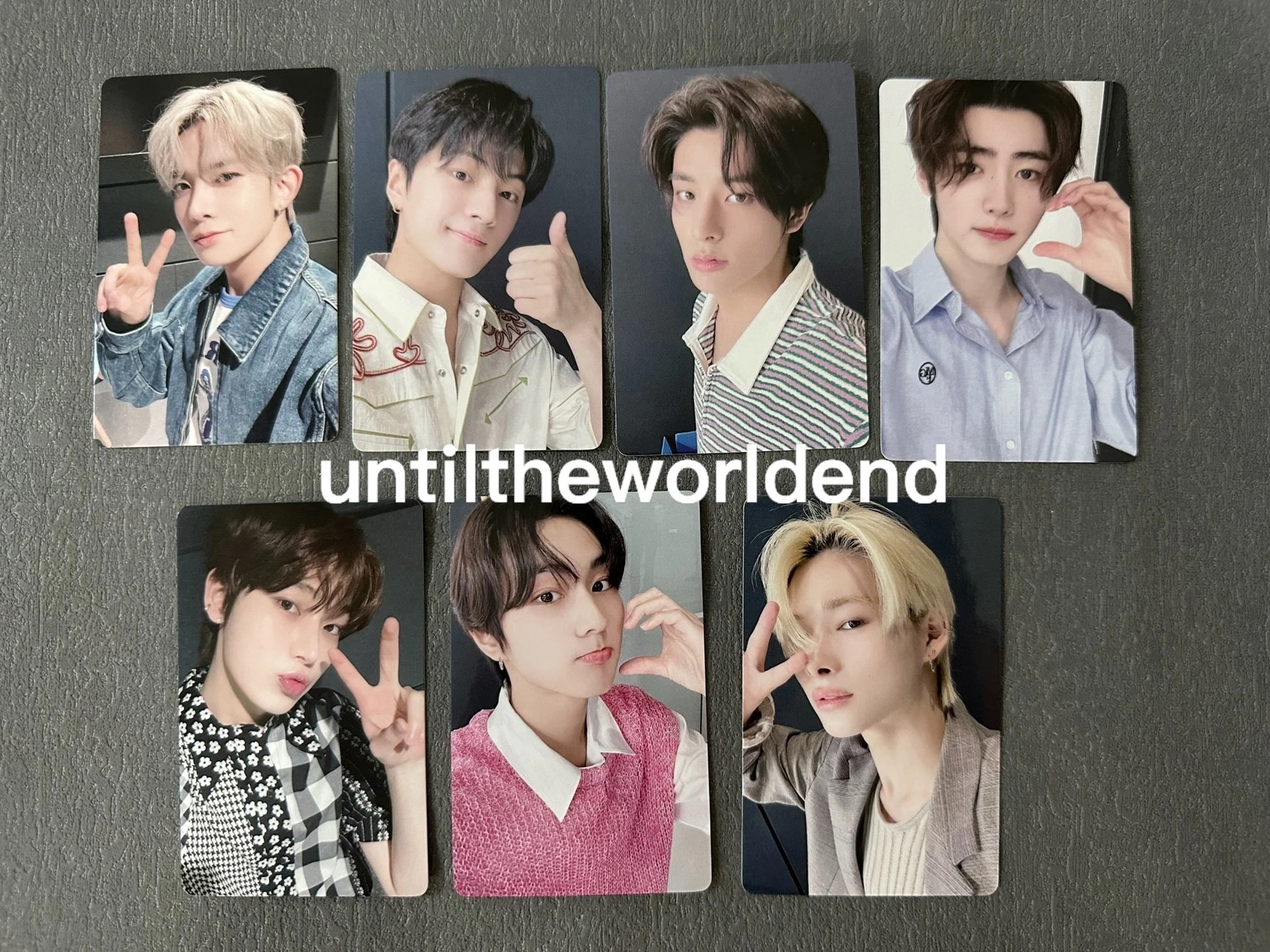 公式ENHYPENyzyyzy6.0特典トレカmini4DarkBlood公式グッズ写真員7枚セット