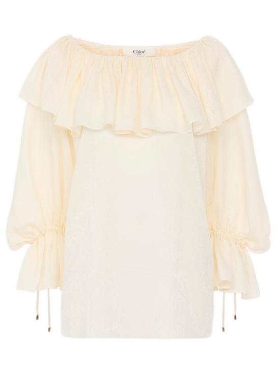 CHLOE Women Blouses CH26UH101332 103 White