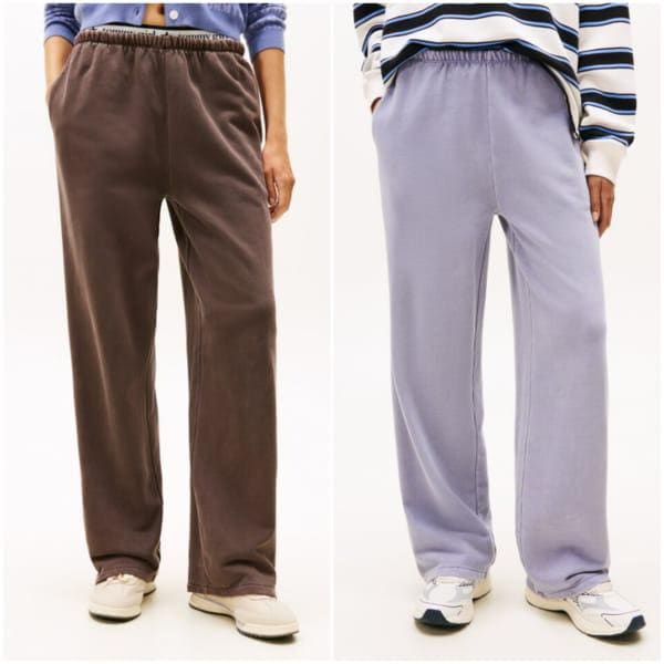 女性ワイドスウェットパンツ T32G0WPC16TWT1 TOMMY JEANS