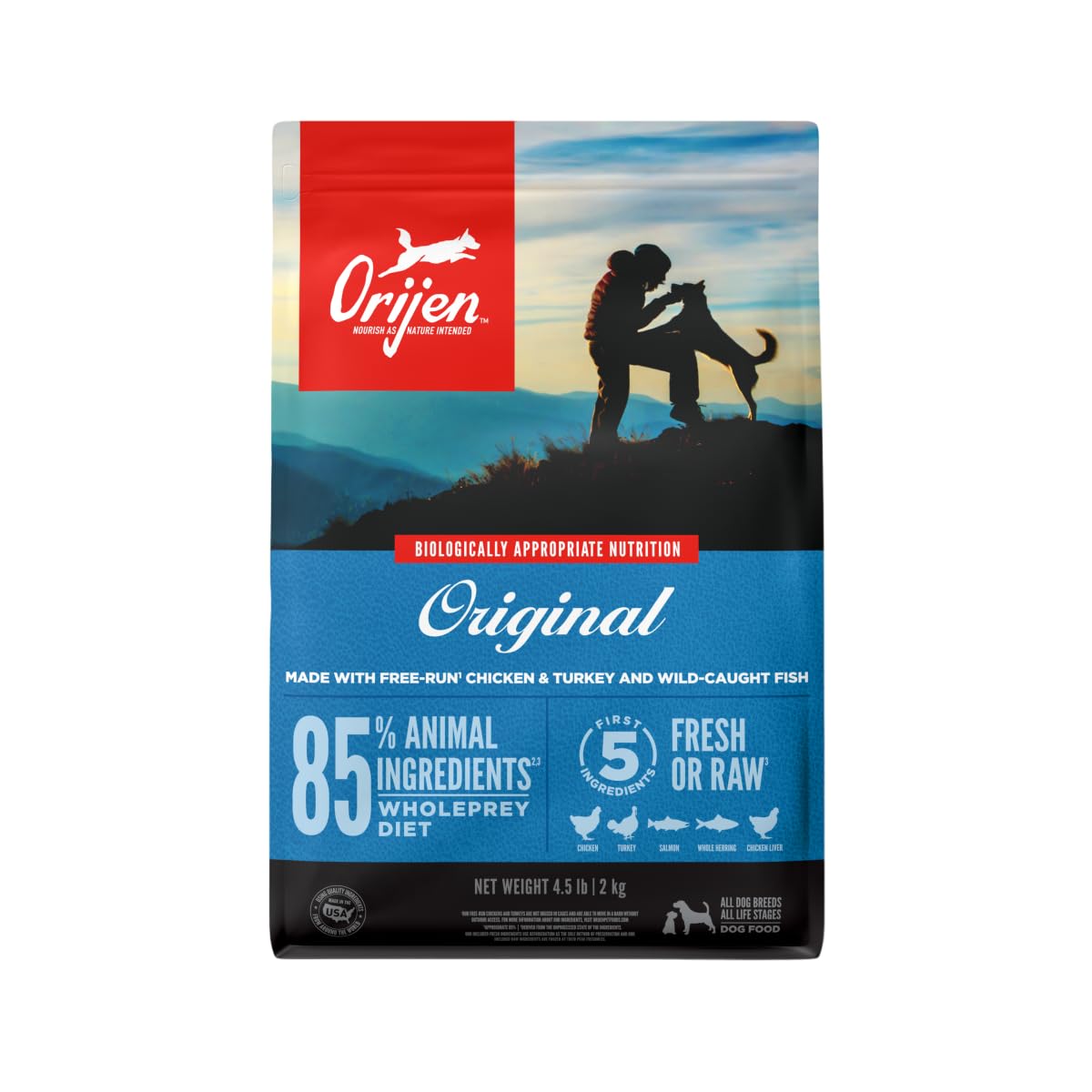 【アメリカ産】Orijen(オリジン) ドッグフード オリジナル 2kg