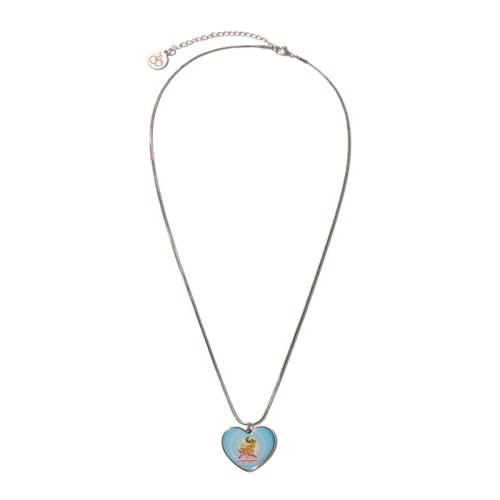 BREAKFAST GRAPHIC NECKLACE