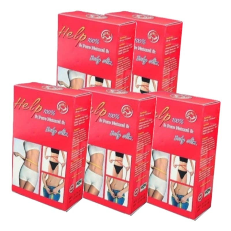 ヘルプ ボディー スリム　30カプセル× 5箱セット (150カプセル) / - 9種類の天然成分を原材料にしたダイエットサプリメント！