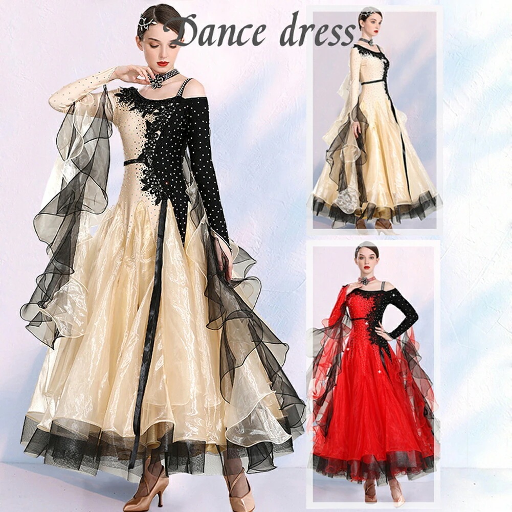 好評 一部即納！後ろファスナー付き ボールルーム衣装 社交ダンスワンピース 発表会用 競技ダンス 豪華 大合唱 フラワー ラテン 社交ダンス ドレス モダンダンス 衣装 ワンピース衣装 開場ドレス