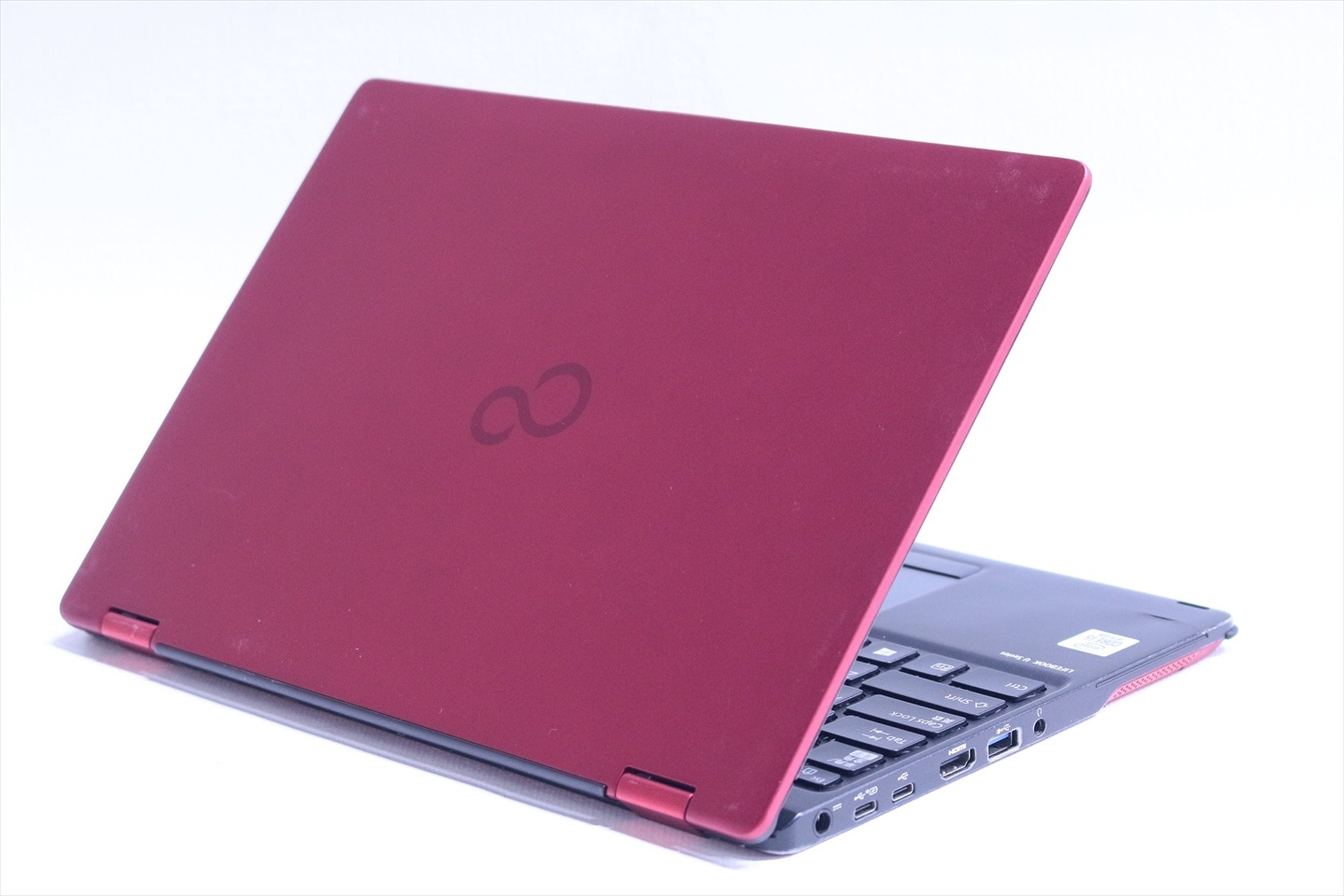 即配 希少レッド 薄軽量2in1モデル 10世代Corei5 LIFEBOOK U9310X/D LTE i5-10310U 8G 256G 13.3FHDタッチ Wi-Fi6 BAA評価