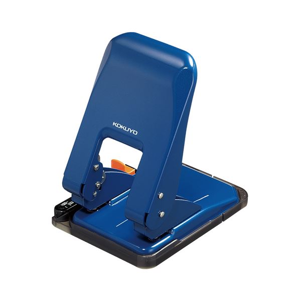 (まとめ) コクヨ 2穴パンチ ラクアケ 52枚穿孔 中型 PN-G52B 1台 (×4セット)