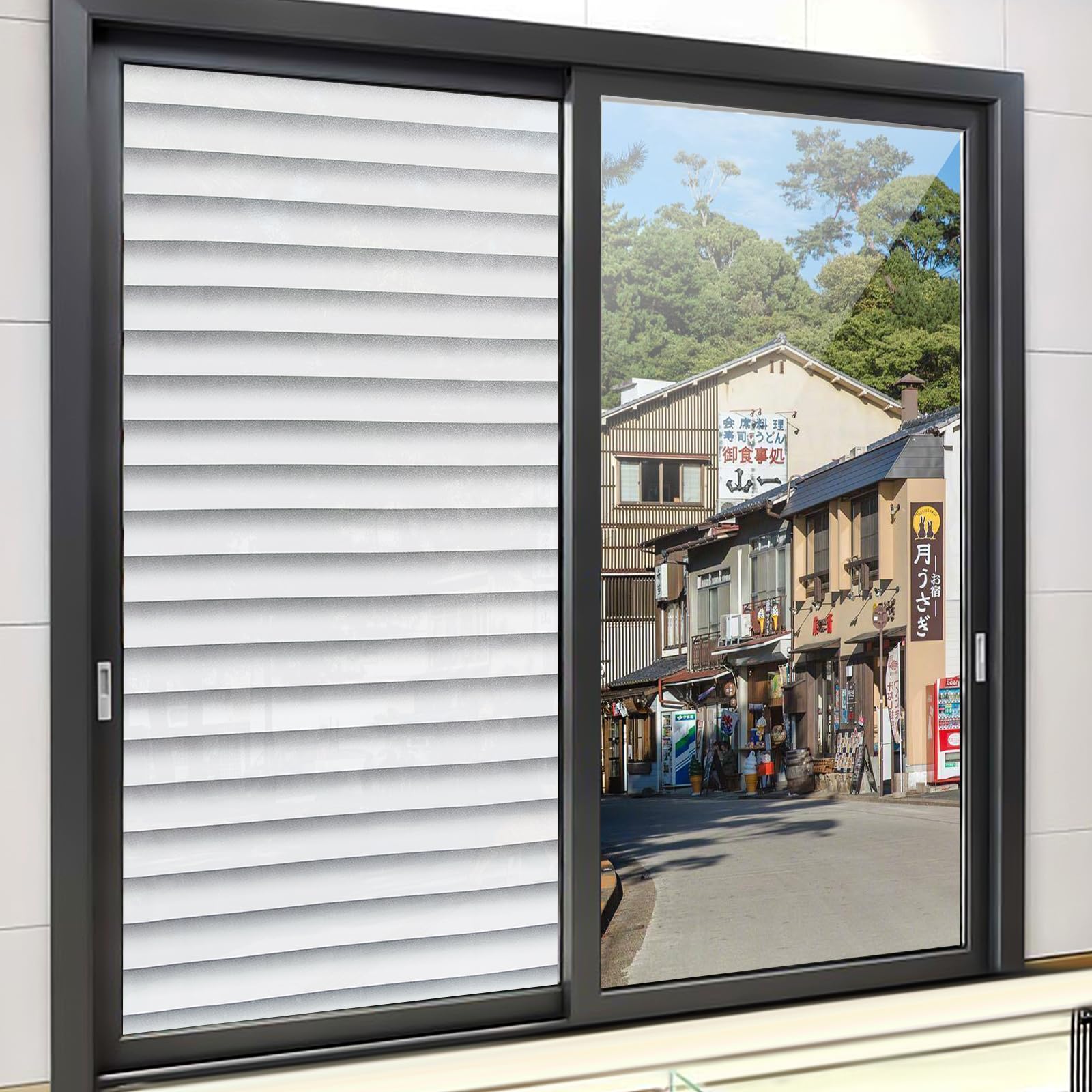 Coavas 窓ガラス目隠しフィルム 目隠しシート ブラインド 窓 フィルム 断熱シート 窓 窓ガラスフィルム 目隠し シート 夜も見えない 紫外線カットフィルム ガラス飛散防止フィルム uvカットフ