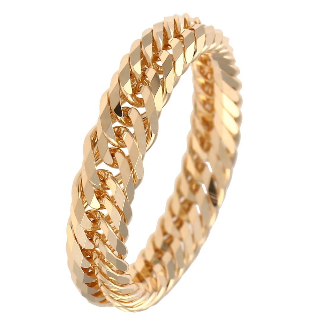 [FAIRY CULLET] [フェアリーカレット] 18金リング K18 12面喜平リング 日本製 (内径17mm 外径20.4mm13号) 75,599円