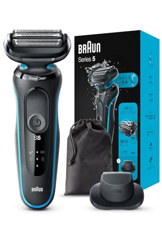 他サイト： ブラウン 電気シェーバー シリーズ5 電動 髭剃り メンズ 【Amazon.co.jp限定】 51-M1200s-V ミント キワゾリトリマー 防水設計 充電式 コードレス ディープキャッチ網刃の商品画像