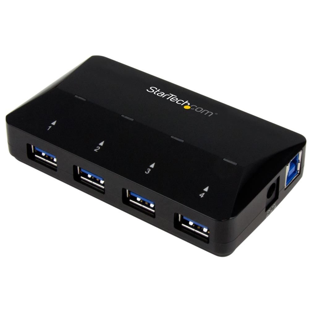 StarTech.com [ST53004U1C] 4ポート USB3.0ハブ 2.4A(アンペア)USBハブ