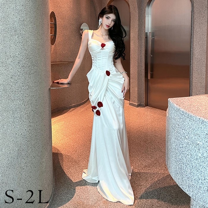 ドレス 大人 ピアノ 発表会 ロングドレス 演奏会 演奏会用ドレス ピアノ発表会 結婚式 高校生 パーティードレス 演奏会ドレス 母親 コンクール イブニングドレス ロング 白ワンピース 成人式 同窓