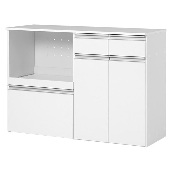 VKC-7156WH キッチンカウンター(収納庫タイプ) ホワイト メーカー直送