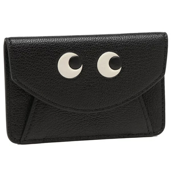 カードケース ストラップ アイズ エンベロープ ブラック レディース ANYA HINDMARCH 5050925199452