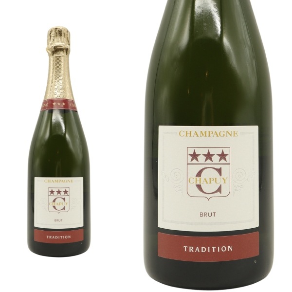 シャピュイ シャンパーニュカルト ノワールブリュット トラディション N.V AOCシャンパーニュ JAL国際線ファーストクラスラウンジ採用