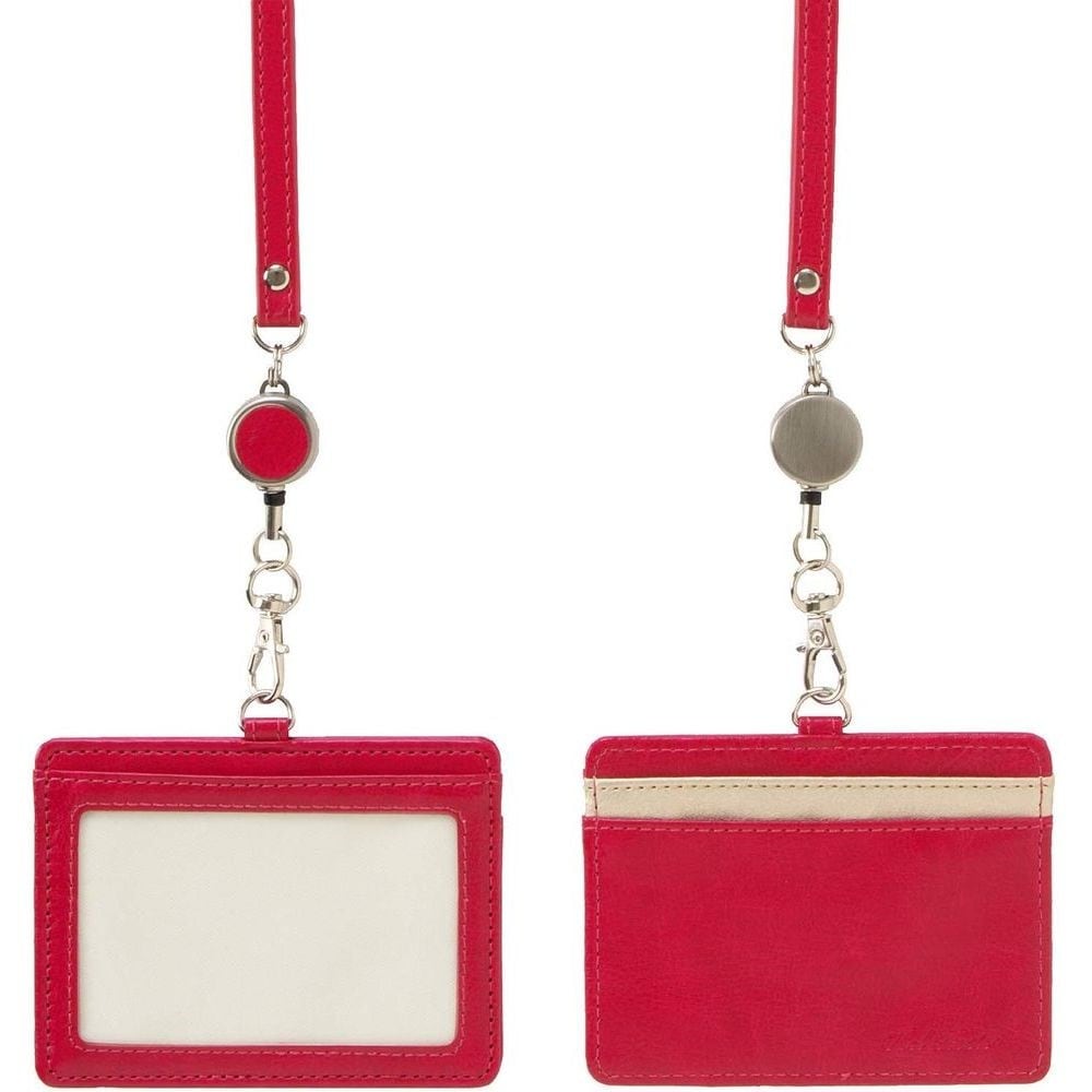 （まとめ買い）ベルポスト リール付きIDカードホルダー ローズ BP-5703-23 [x3]