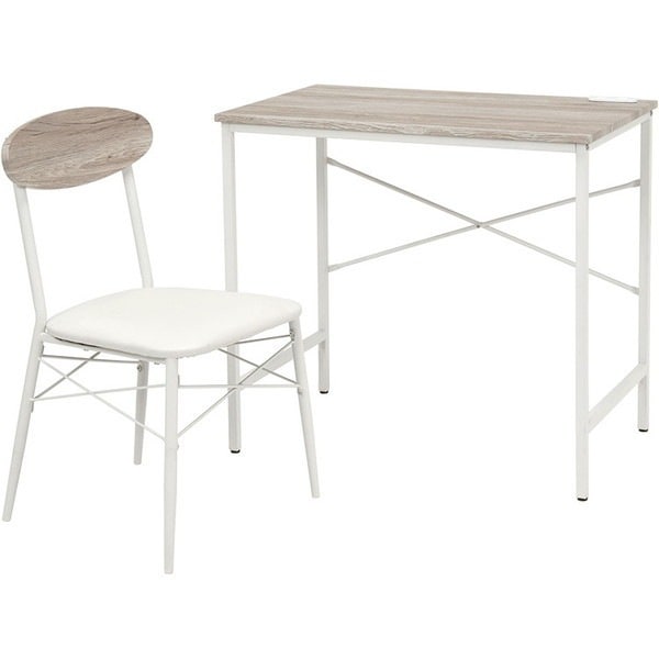 LDC-4698WH デスクチェアセット ホワイト メーカー直送 7,634円