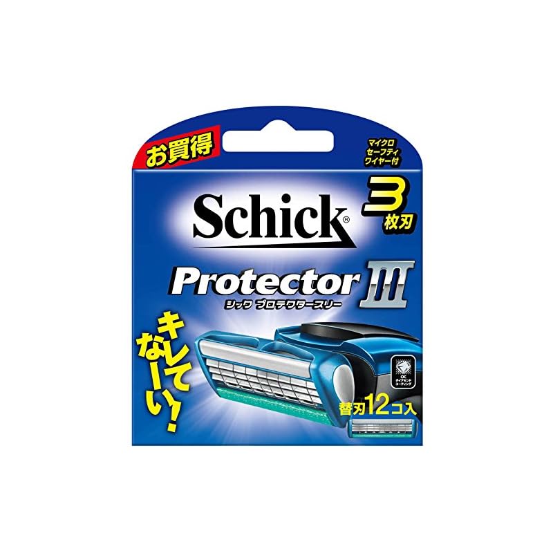 シック Schick プロテクタースリー 3枚刃 替刃 (12コ入)