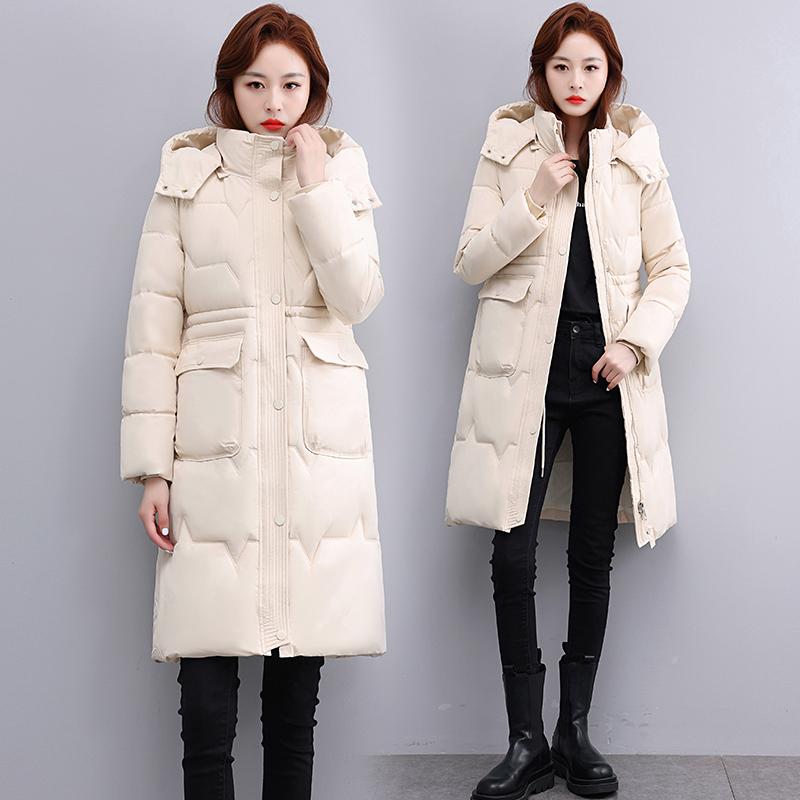 秋服 レディース ファッション オシャレ カワイイ シンプル 大人カワイイ 大きいサイズ 冬 ダウン コットン ジャケット 綿 暖かい フード付き ジャケット