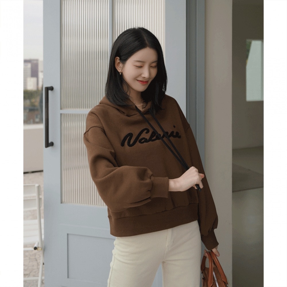 クリック&ファニー [起毛] ZZZANBOOK レタリングパーカー